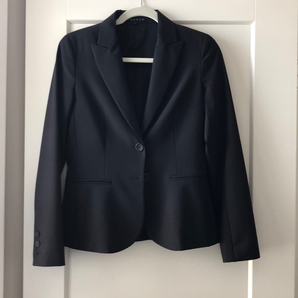 Theory Two-Button Suit Blazer